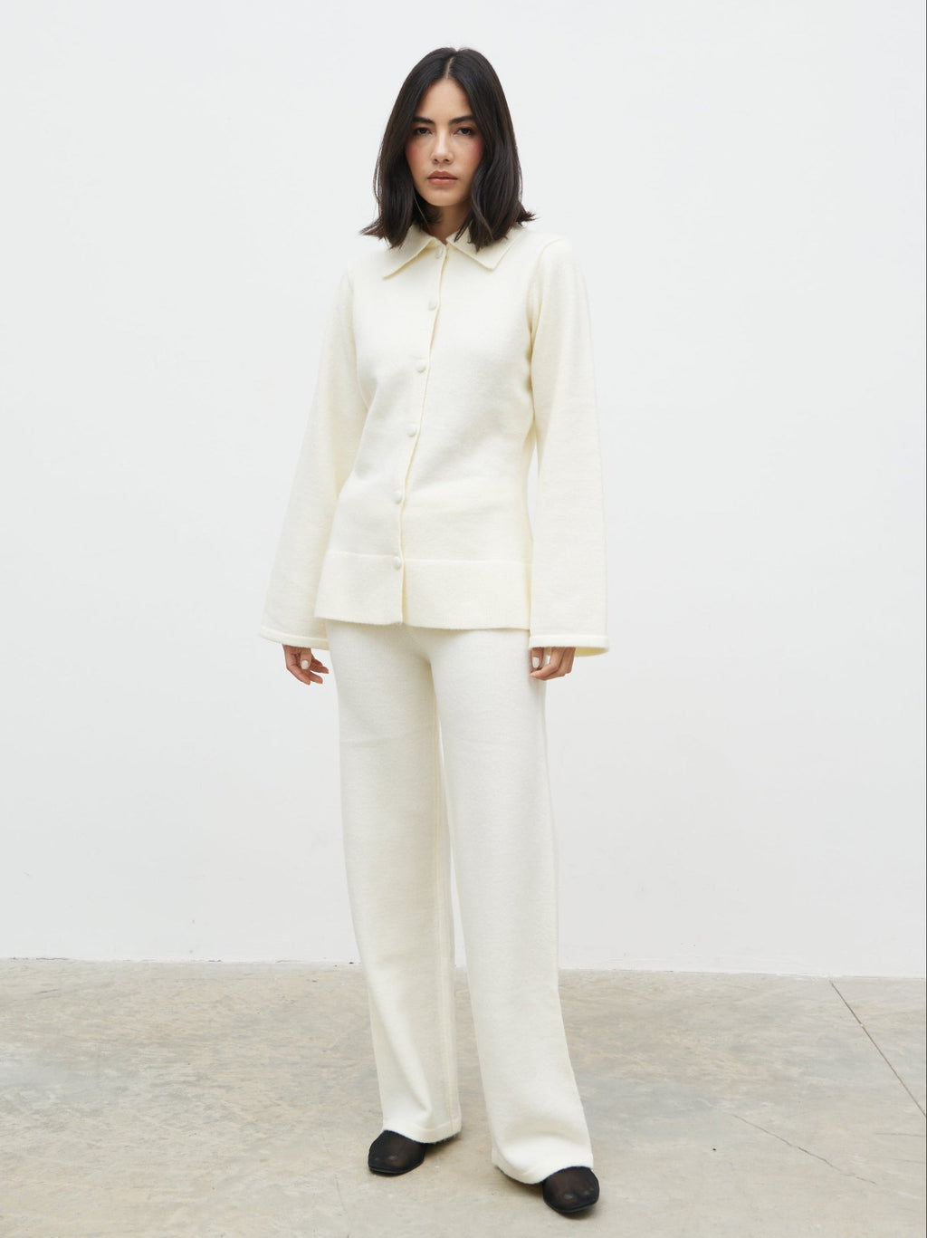 Ellice Knit Trousers - Cream