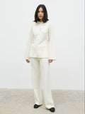Ellice Knit Trousers - Cream