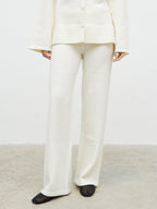 Ellice Knit Trousers - Cream