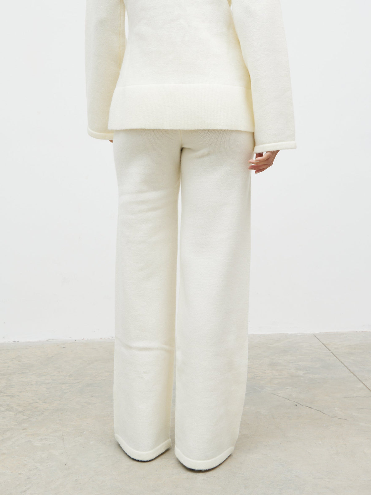Ellice Knit Trousers - Cream