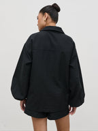 Emerson Balloon Sleeve Shirt - Black