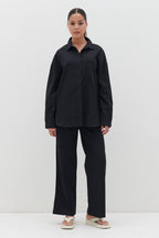 Emery Boxy Shirt - Black