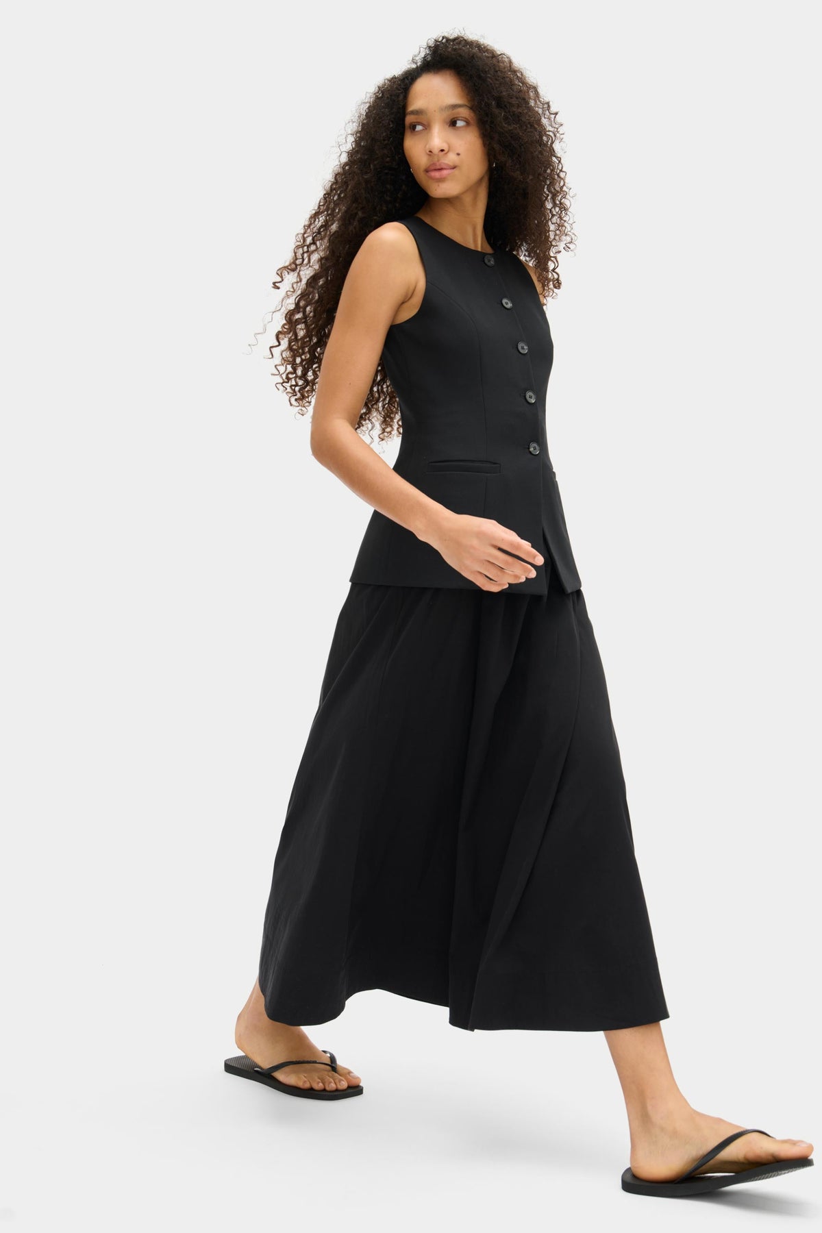 Harley Sleeveless Waistcoat Dress