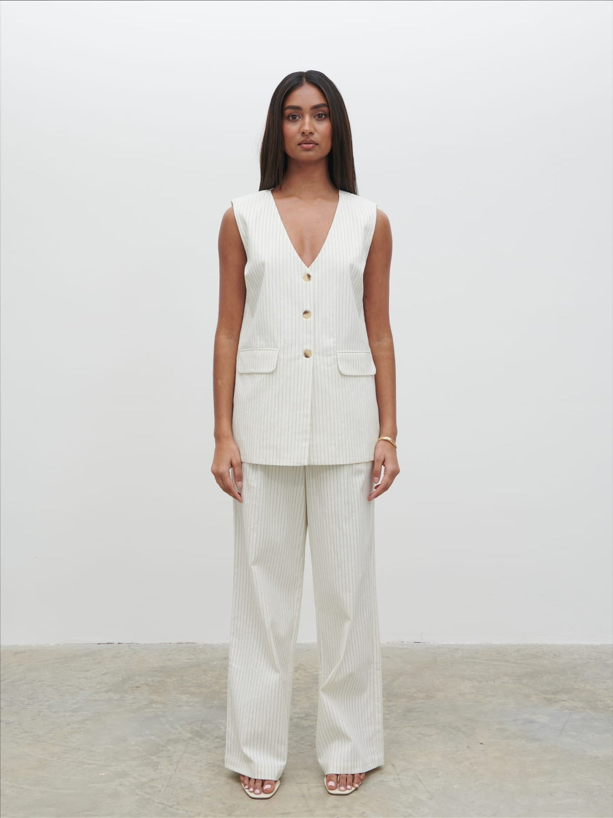 Harlee Waistcoat - Pinstripe