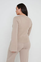 Hayden Knit Top - Beige