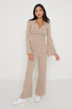 Hayden Knit Top - Beige