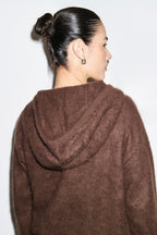 Illaria Brushed Wool Hoodie