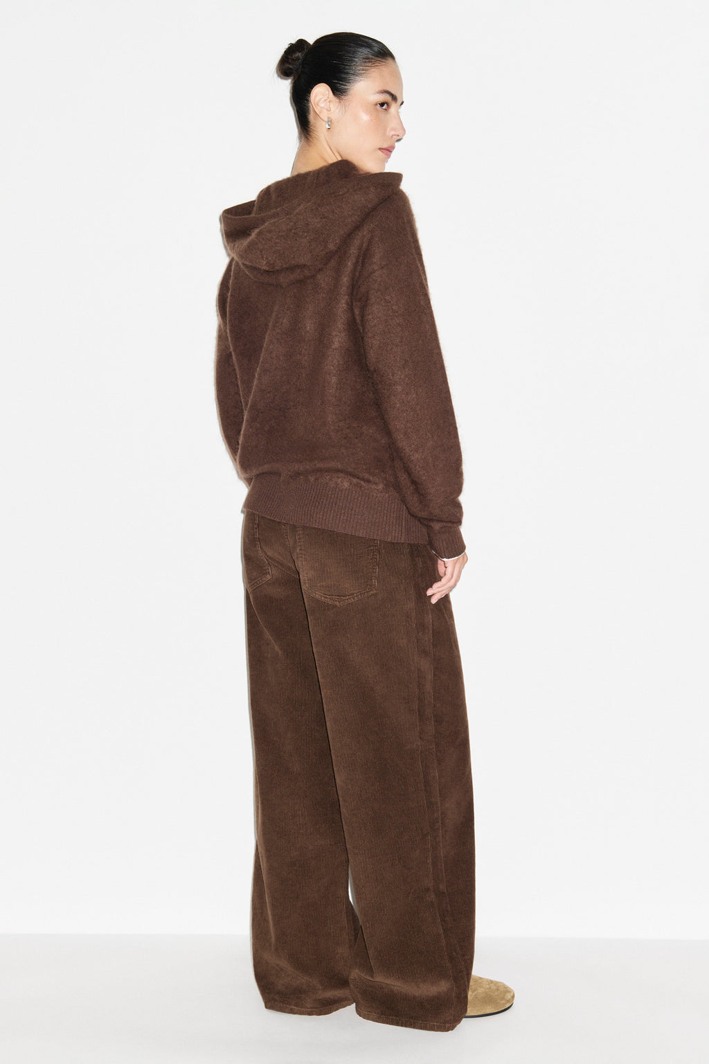 Illaria Brushed Wool Hoodie