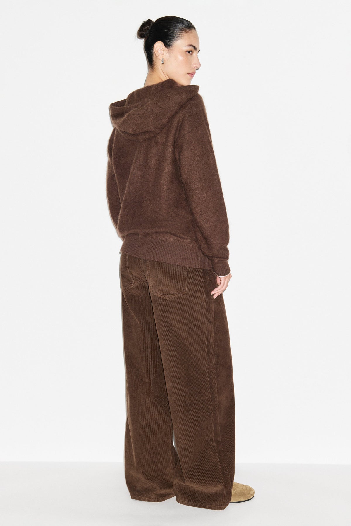 Illaria Brushed Wool Hoodie