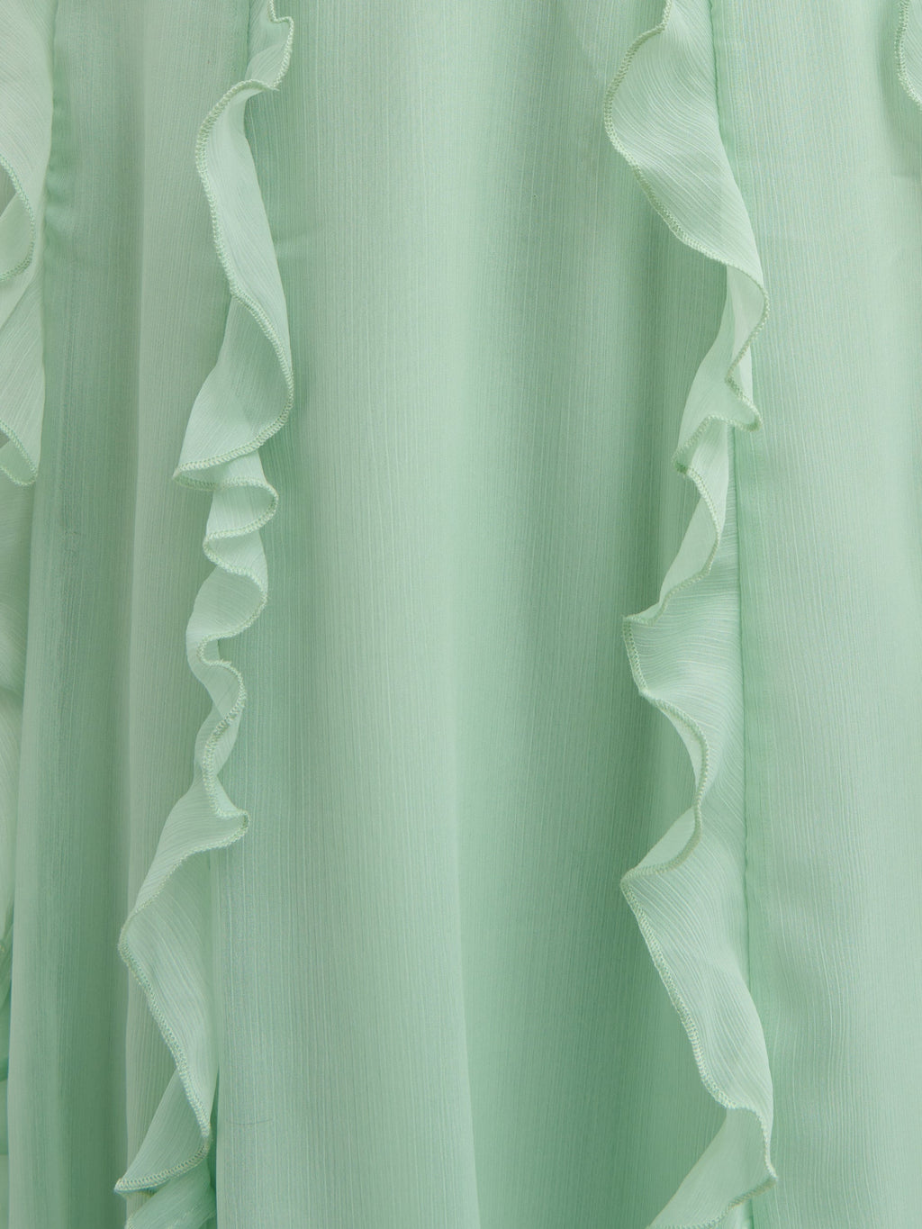 Ingrid Ruffle Maxi Dress - Sage