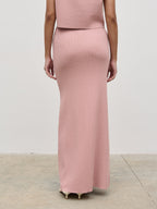 Jasmin Knit Maxi Skirt - Pink