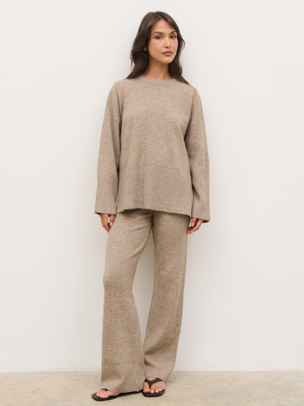 Kimberley Knit Jumper - Mushroom