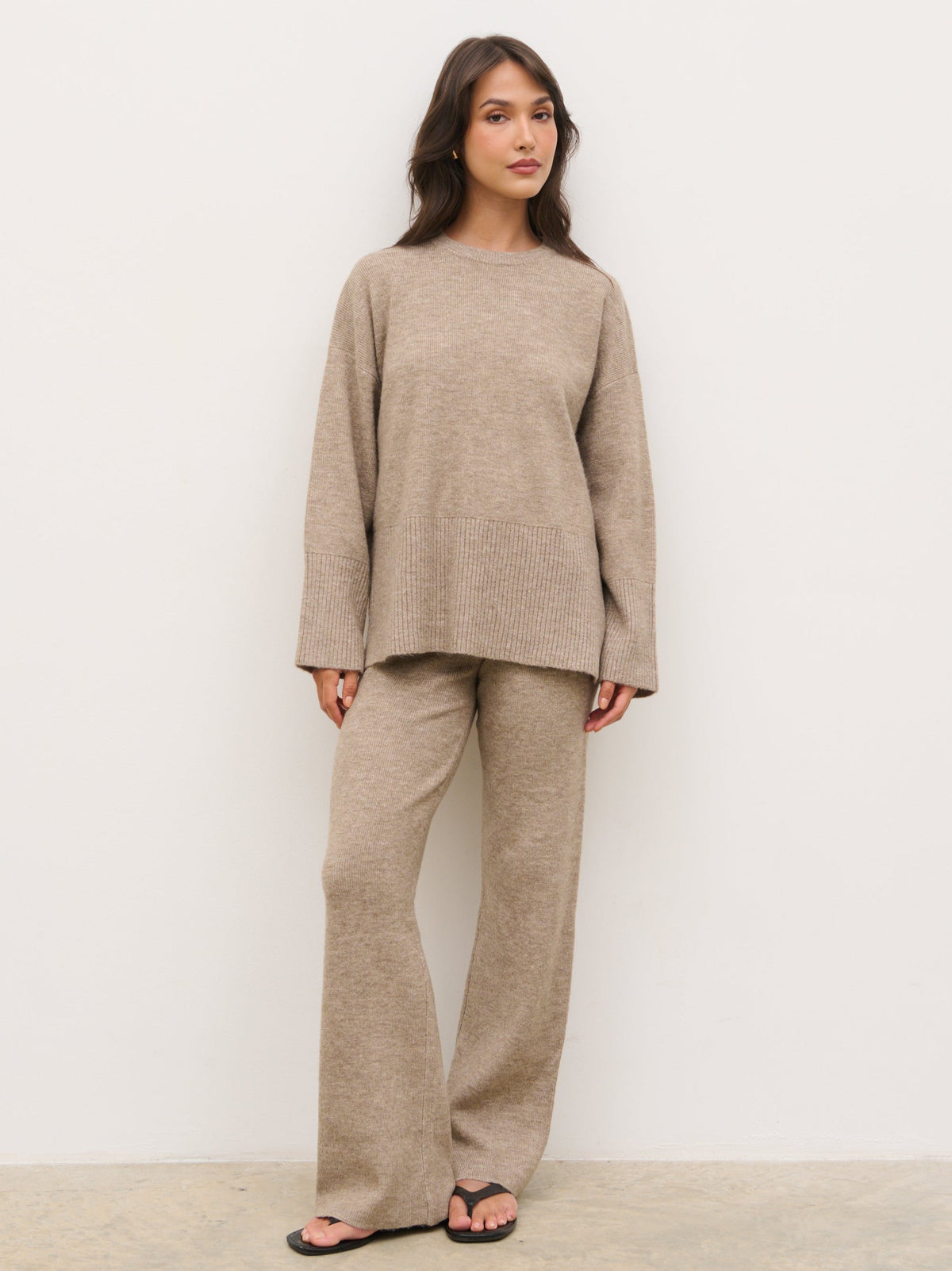 Kimberley Knit Jumper - Mushroom