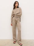 Kimberley Knit Trousers - Mushroom