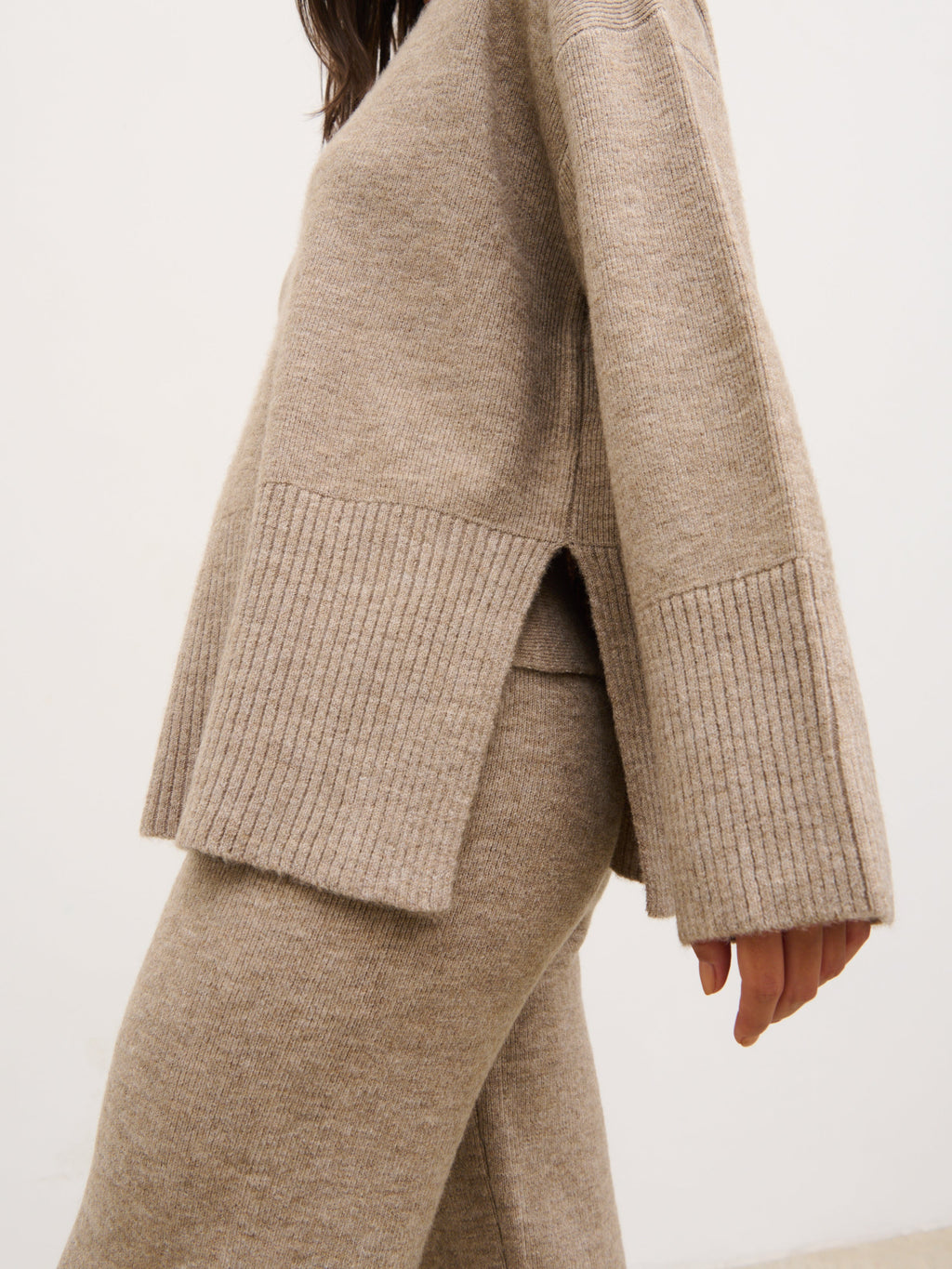Kimberley Knit Jumper - Mushroom