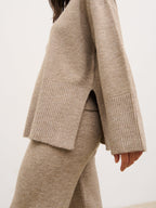 Kimberley Knit Jumper - Mushroom