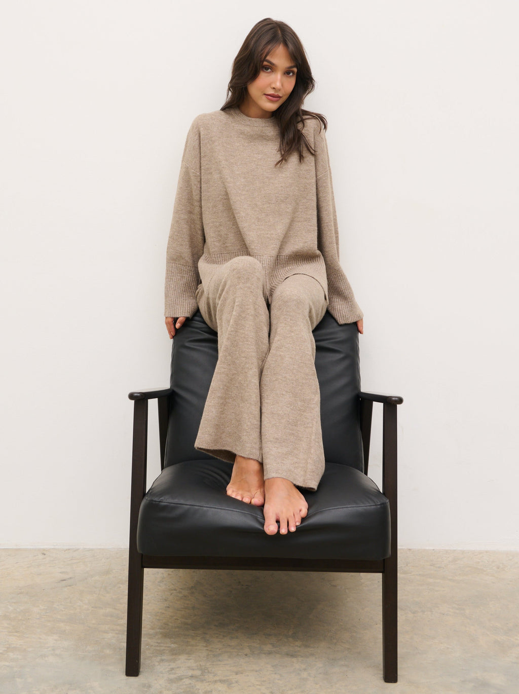 Kimberley Knit Jumper - Mushroom