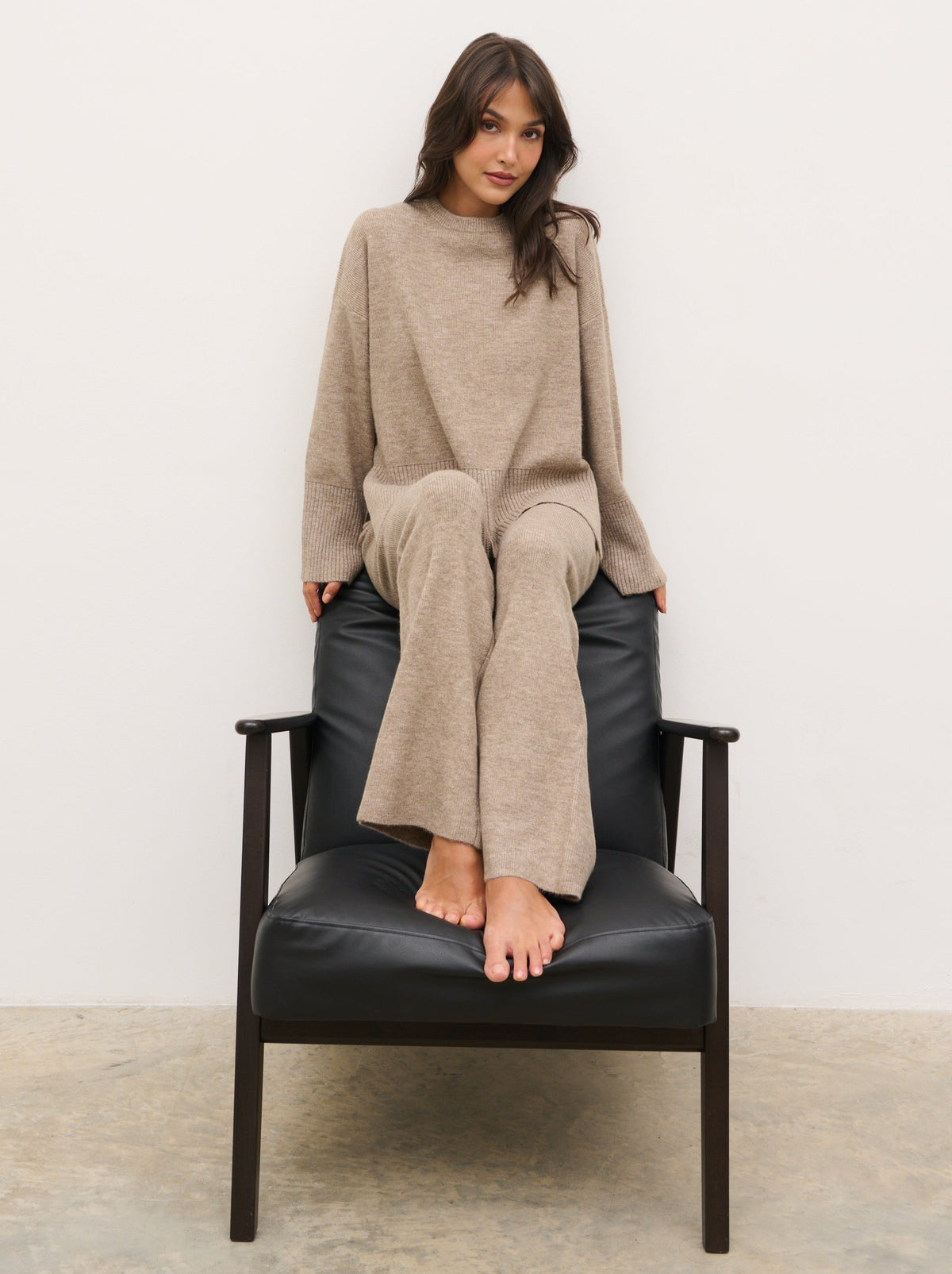 Kimberley Knit Jumper - Mushroom
