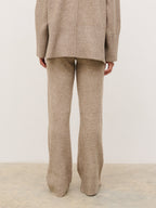 Kimberley Knit Trousers - Mushroom