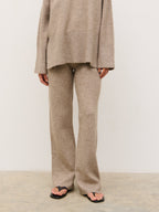 Kimberley Knit Trousers - Mushroom