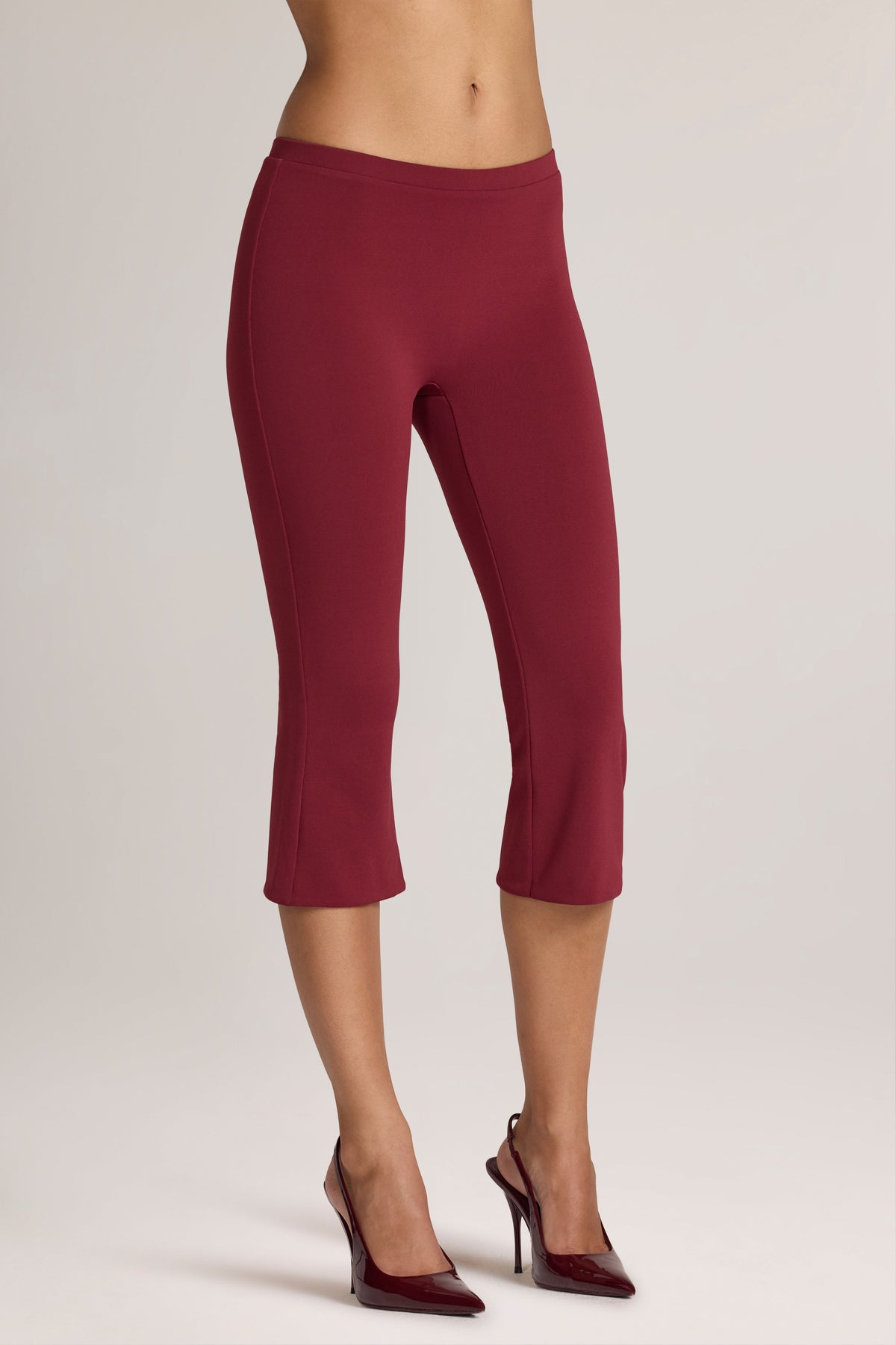 Ponte Capri Trousers in Wine