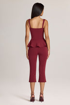 Ponte Capri Trousers in Wine