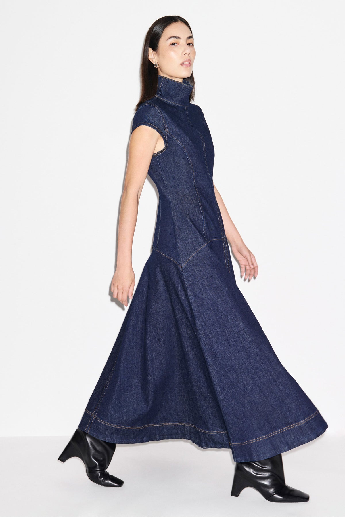 Monroe Denim Maxi Dress