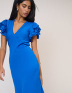 Electric Blue Layla Midi Dress