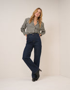 Black Gingham Shirt