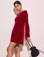 Red Velvet Joelle Mini Dress