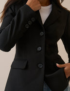 Black Cinched Blazer