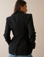 Black Cinched Blazer