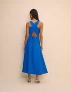 Cobalt Blue Reign Midi Dress