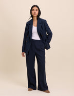 Navy Double Breasted Alicia Blazer