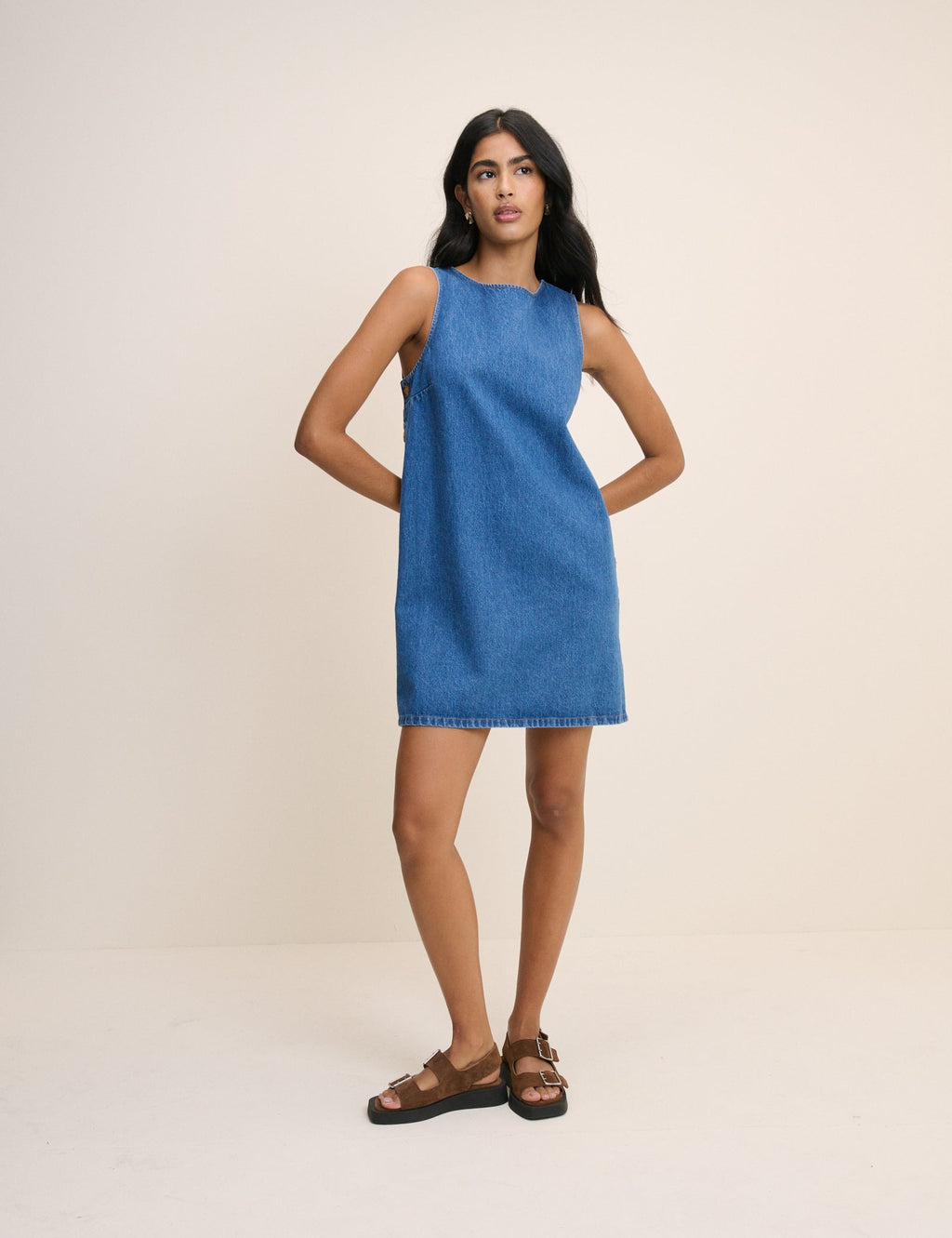 Blue Denim Izzie Shift Dress