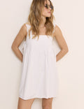 White Square Neck Valerie Mini Dress