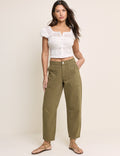 Khaki Utility Pocket Trousers