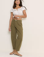 Khaki Utility Pocket Trousers