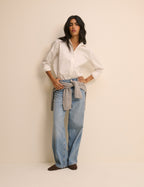 White Hestia Relaxed Shirt