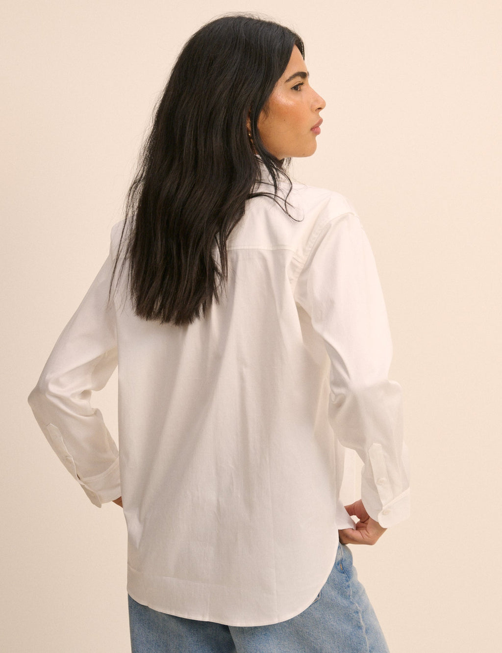White Hestia Relaxed Shirt