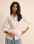White Hestia Relaxed Shirt