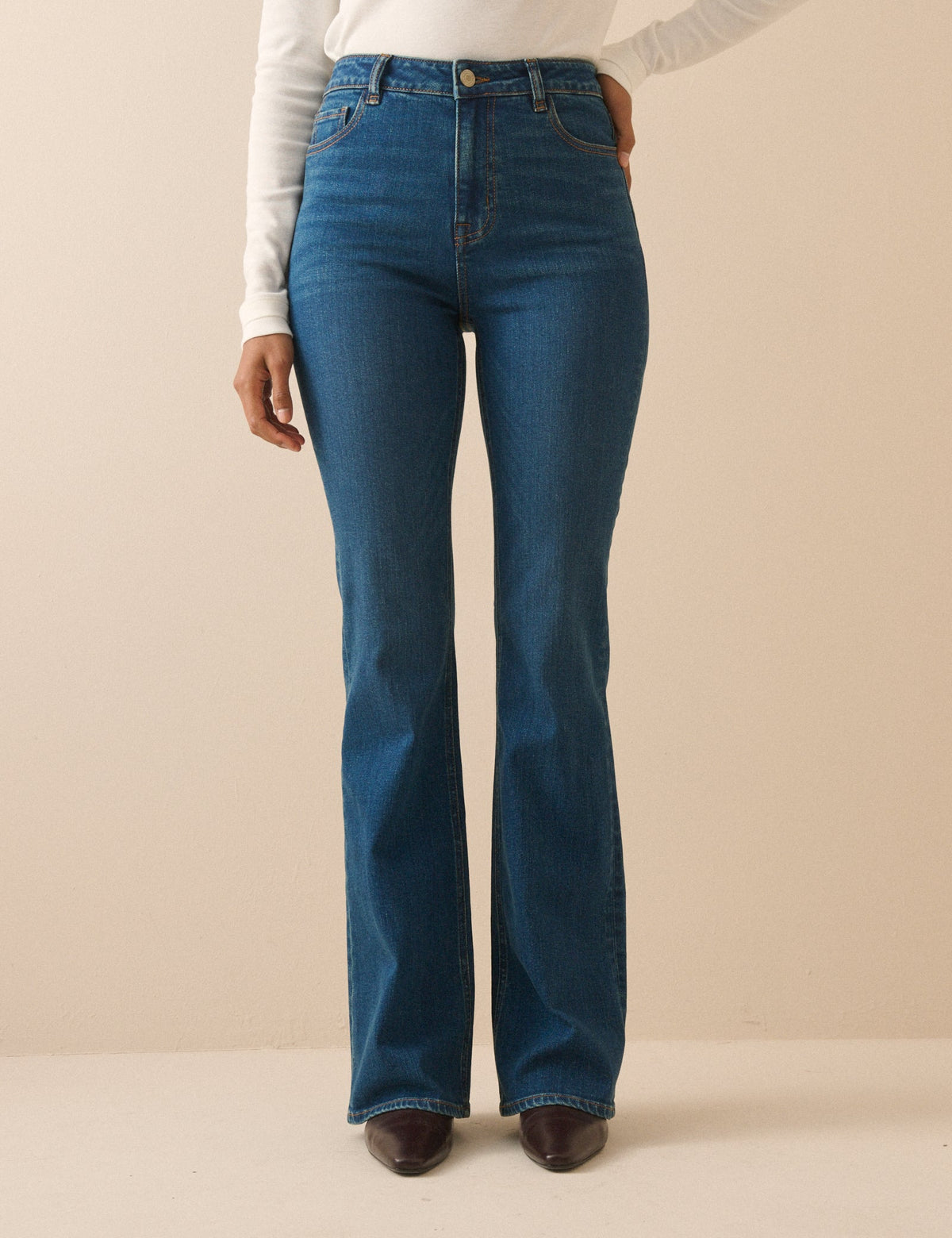 Mid Wash Mayfair Bootcut Jeans