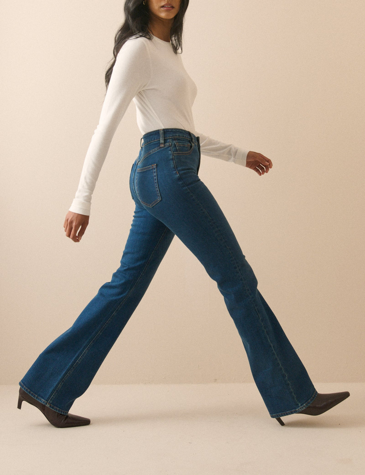 Mid Wash Mayfair Bootcut Jeans