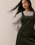 Khaki Cord Connie Shift Dress