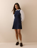 Navy Cord Elma Mini Dress