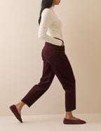 Burgundy Cord Barrel Putney Jean