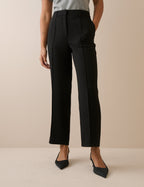 Black Cigarette Crepe Marnie Trousers