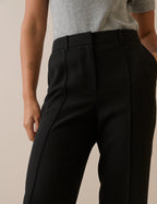 Black Cigarette Crepe Marnie Trousers