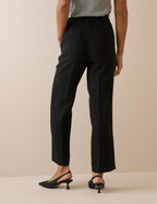 Black Cigarette Crepe Marnie Trousers