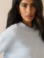 Baby Blue Crew Neck Jumper